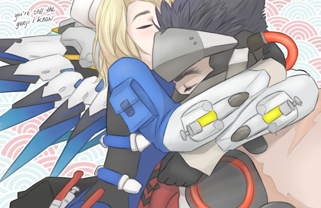 (Source: sabinaa.deviantart.com/art/Mercy-and-…)

Always reserves her hugs for this ninja.