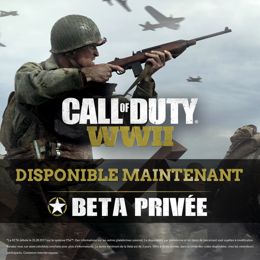 PlayStationFR's tweet photo. 💥 C'est le Jour J : la Bêta Privée de #WWIIBeta est de retour sur PS4 !

➡️ CONCOURS

🔁 RT + Follow

🎁 Pour gagner des codes #WWIIBeta ! https://t.co/BZojE8irKt