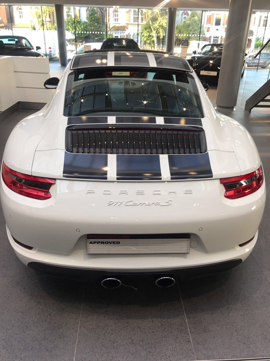 PorscheRetail's tweet photo. For the #Porsche & #Motorsport enthusiast. The #911CS #EnduranceRacingEdition at #PorscheWestLondon. inspired by @PorscheRaces @Porsche_Team https://t.co/Gb6BQs8aCs
