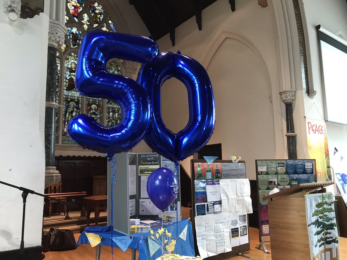 KateSlaterPR's tweet photo. We're all celebrating @addactionsheff 50th anniversary in #Sheffield and launch of #sheffrecovery17 today @SheffCouncil - such fun! https://t.co/qIhlGbdlcn