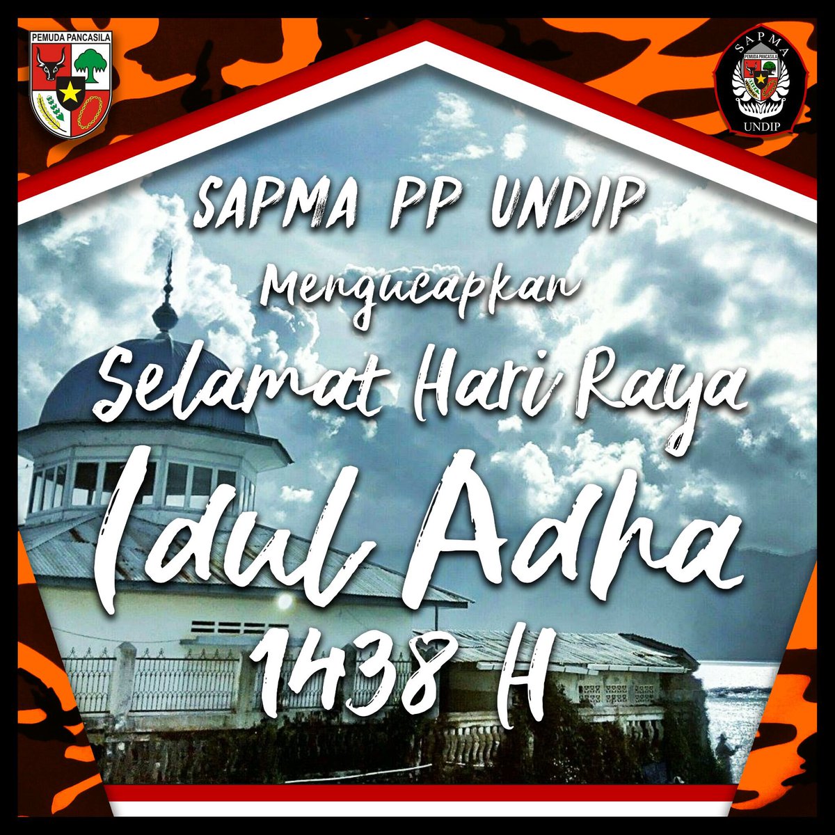 SAPMAPPUNDIP's tweet photo. SAPMA PP UNDIP
Mengucapkan selamat hari raya Idul Adha 1438 H https://t.co/WHyHxn1GW9