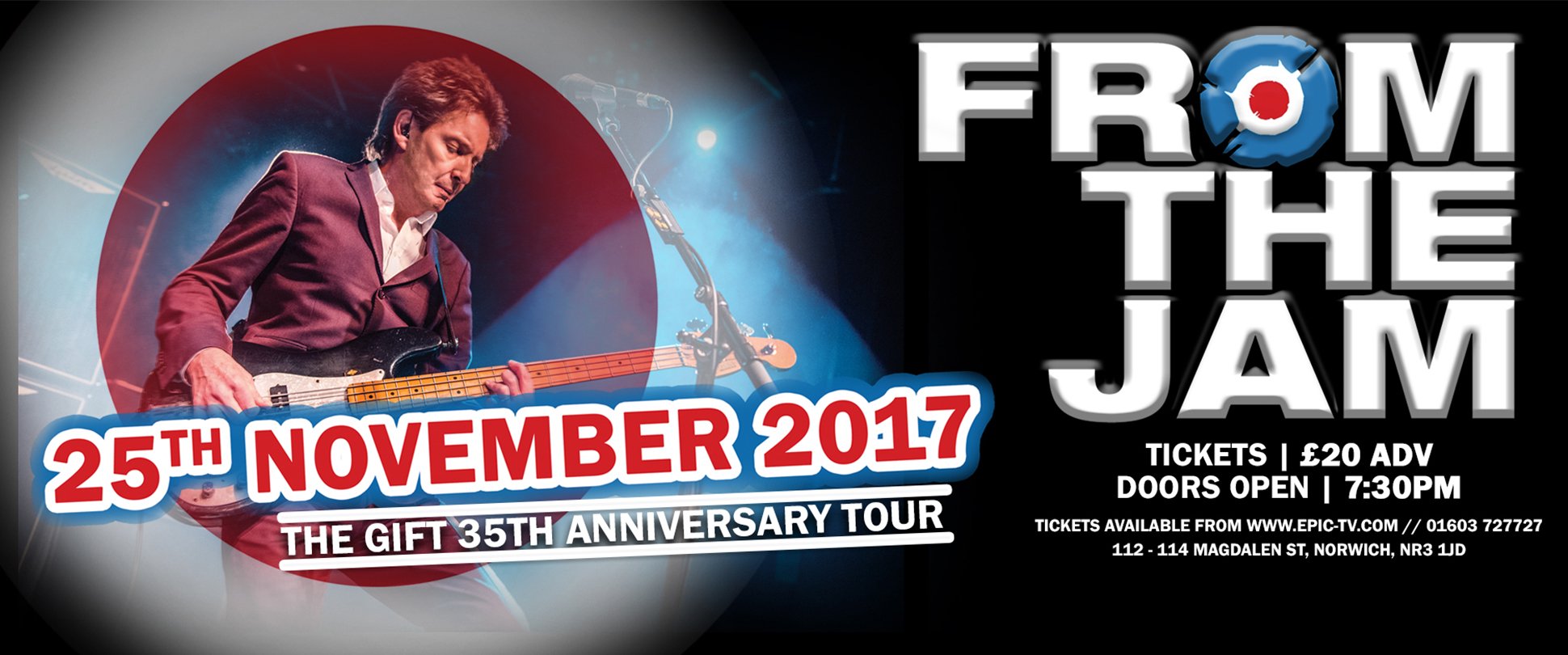 Happy Birthday to Bruce Foxton of We look forward to your return to on November 25th :) 