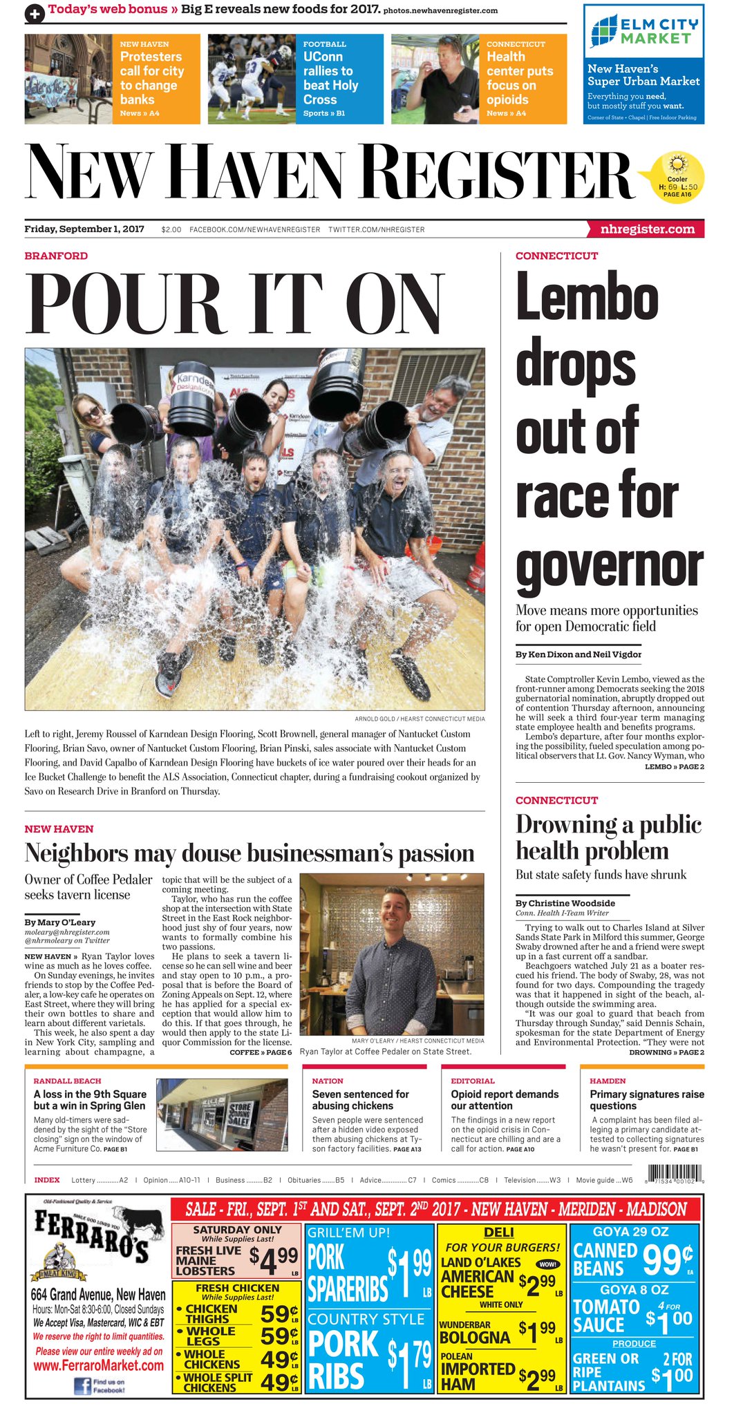 New Haven Register on Twitter "Check out today's front page! Read these stories and more at
