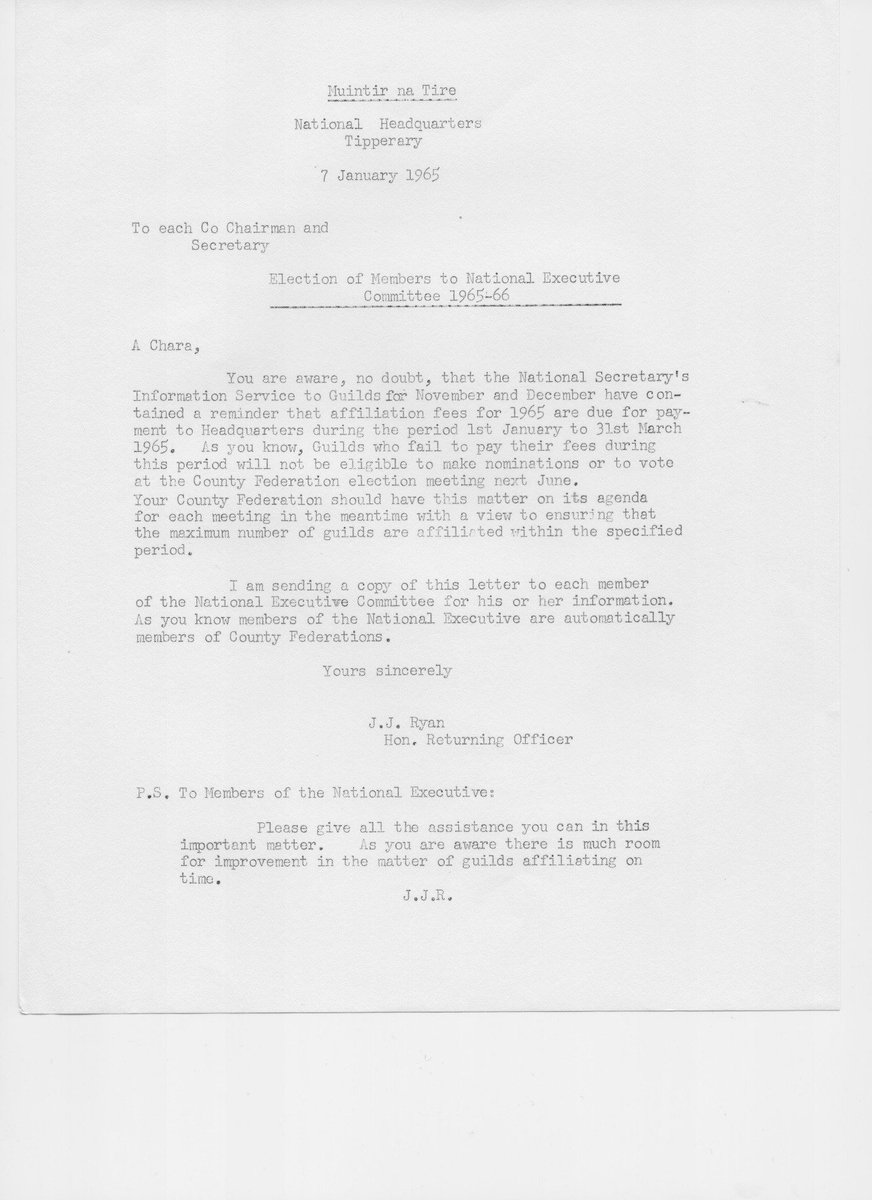 UniOfGalwayASC's tweet photo. The latest blog on the Muintir na Tíre archive looking at financial &amp; governance records which have been catalogued https://t.co/yrP2PD45t7 https://t.co/4OVEkCEYGZ