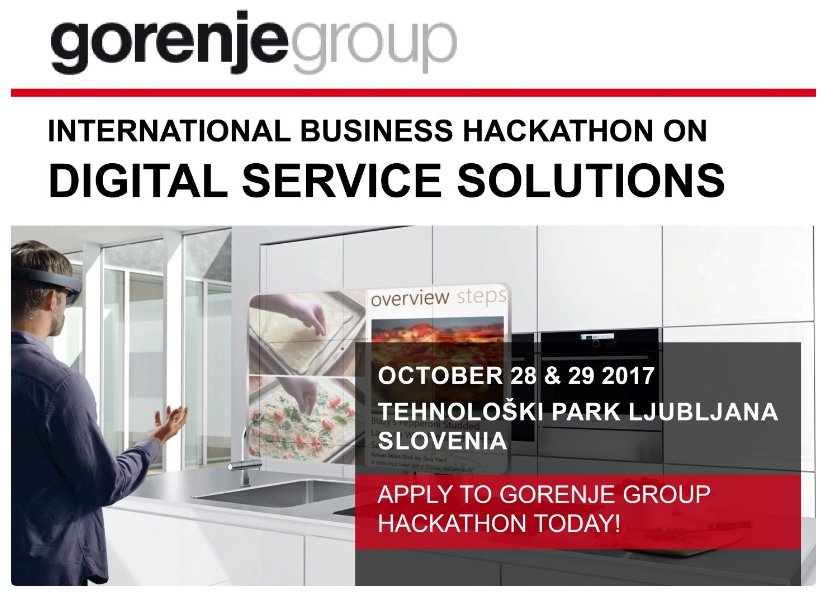 golobm's tweet photo. Gorenje Group International Business Hackathon, appliances powerhouse goes full throttle digital - be part of it.
https://t.co/IMXSXfIwQZ https://t.co/rSGCqwbtza