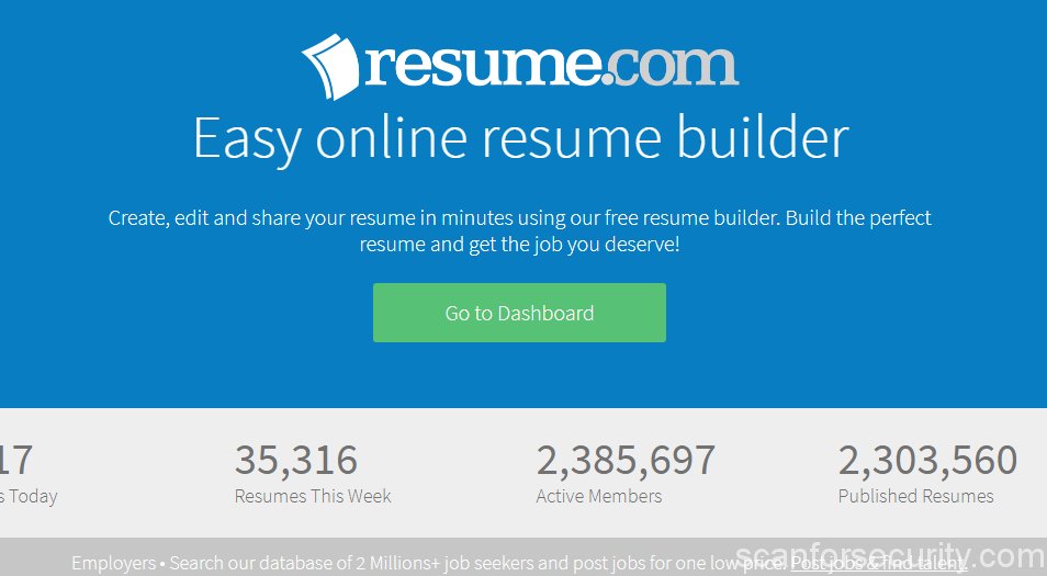 scanforsecurity's tweet image. Resume.com limitation problem: Print CV ... - scanforsecurity.com/resume-com-log… - #FreePdf #LogicalError #PrintCv #Resumecom