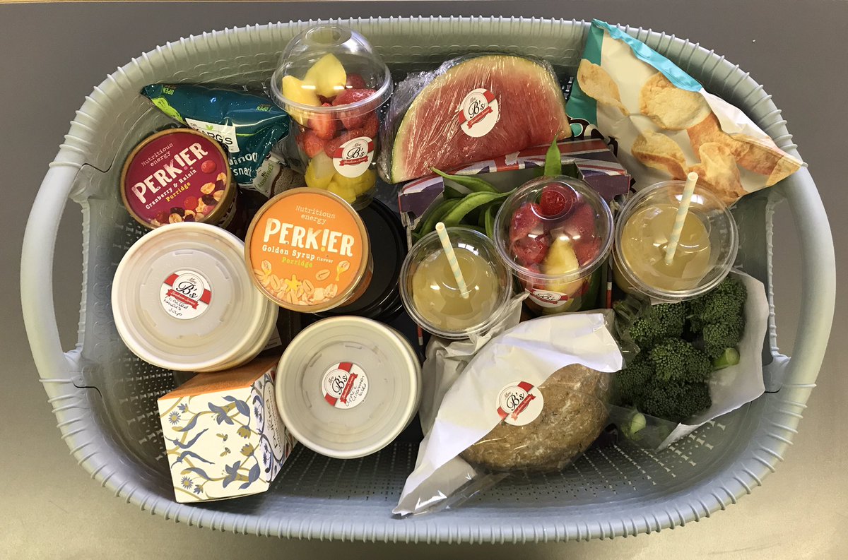 Healthy hamper for a Mrs B's prize winner!