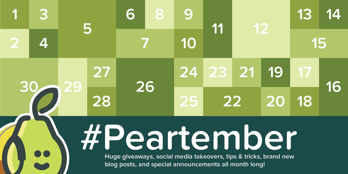 Welcome to #Peartember! Giveaways, tips, blogs, special announcements &amp; more all month! RT 4 a chance to win a <a href="/quizlet/">Quizlet</a> Teacher Account!