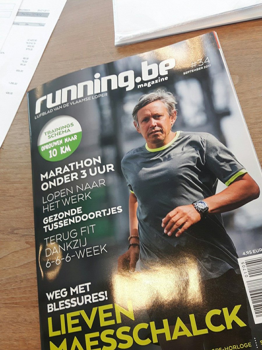 Hij is er terug! Met Lieven van <a href="/movetocure/">movetocure</a>, trainingsschema's en tips. @Running_be in september? Een echte page turner 😉