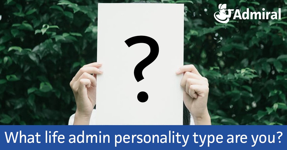 AdmiralUK's tweet photo. Did you see our 5 life admin personality types? 
Find out the psychology behind your life admin style #MultiCover https://t.co/zJ3Y0Dbmi0 https://t.co/J4pvSLBuiT