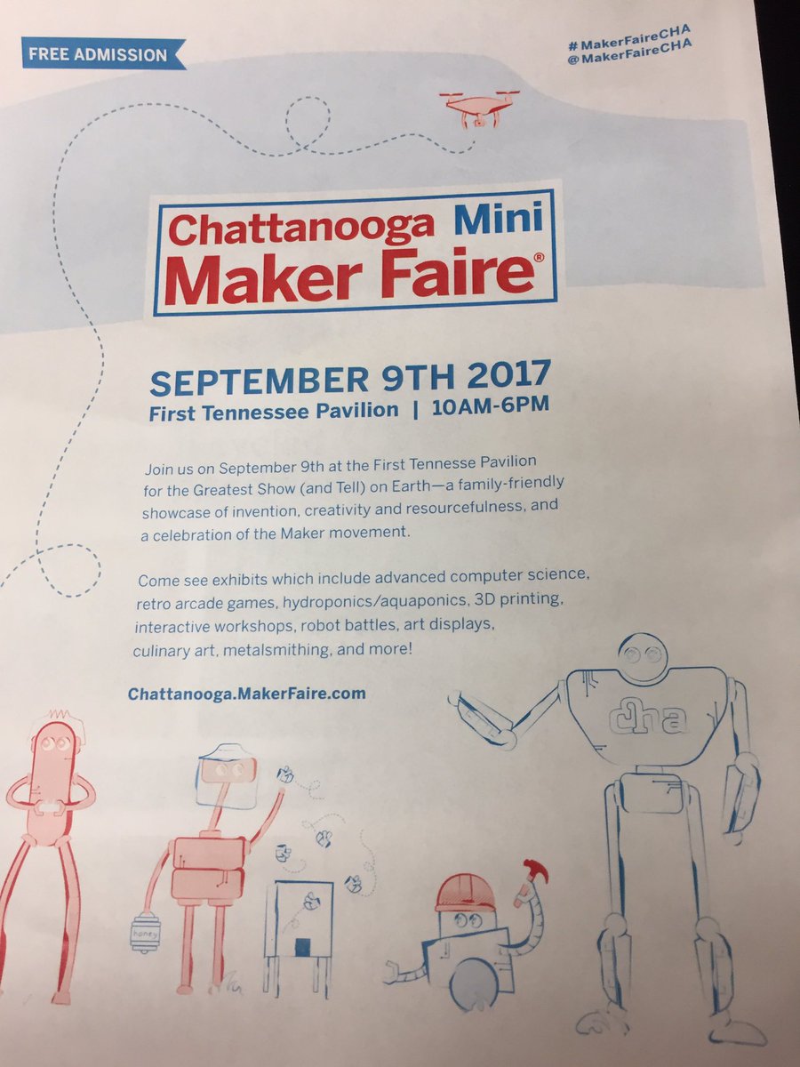 RachelC_1973's tweet photo. @LktValleyElem friends - make plans to attend! It.Is.Awesome! @MakerFaireCha #MakerFaireCHA https://t.co/eQsYnQuTfJ