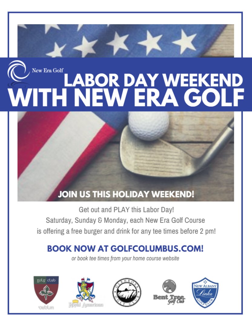gcofdublin's tweet photo. > https://t.co/Th1IzurEl1 < Join us this Saturday, Sunday &amp; Monday! #neweragolf #golfcolumbus #labordayweekend #weekendgolf #teetimes https://t.co/N4rzqkG8Nl