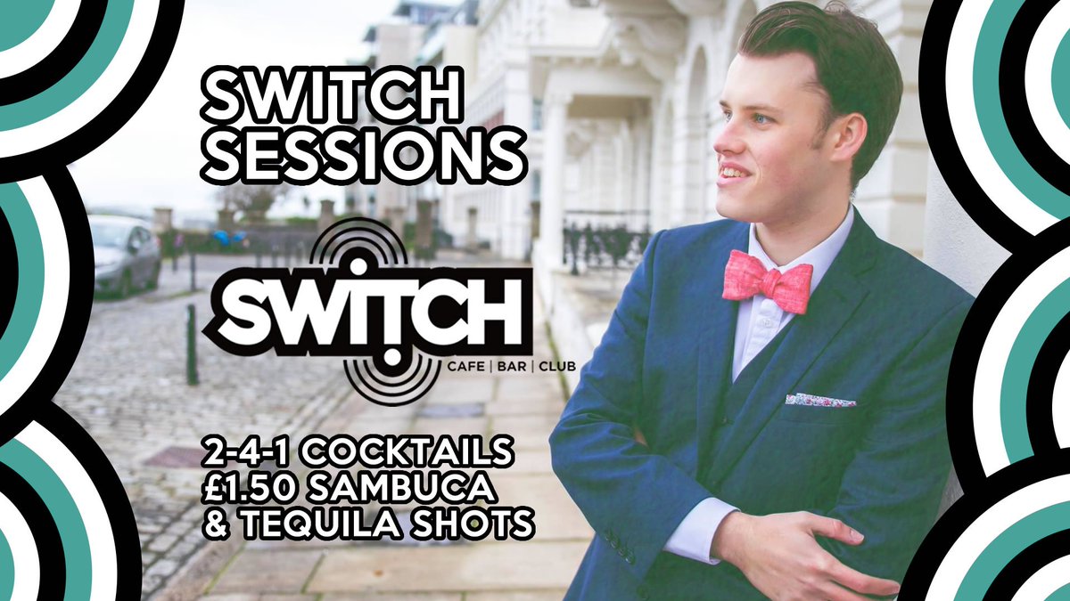 switchplymouth's tweet photo. #SwitchSessions - Its on, tonight from 7pm - Finish Work, grab a pint and have a party. LIVE MUSIC, 2-4-1 Cocktails, ยฃ1.50 Shots. https://t.co/dr16NWq7gY