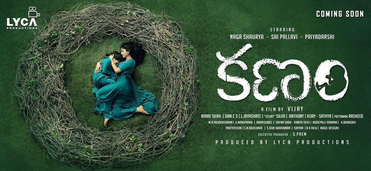 Kaththimovie's tweet photo. Here is the #Kanam (telugu) poster, a Tamil-Telugu bi-lingual with @Sai_Pallavi92 in the lead directed by Vijay.

#Karu https://t.co/VMwm64NDMc