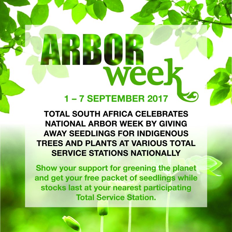 Total South Africa on Twitter "We're celebrating National Arbor Week.…