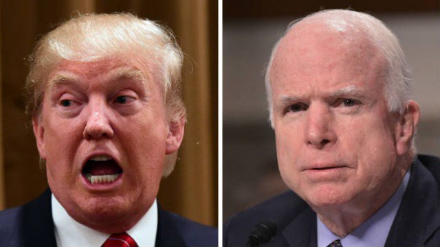 thehill's tweet image. McCain: We don’t answer to Trump, we answer to the American people hill.cm/42qRrq1