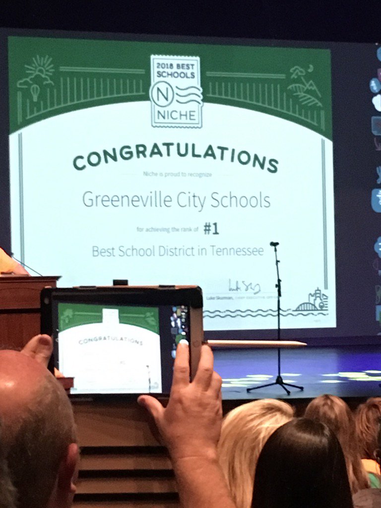 Woo-Hoo!  Congratulations Greeneville City Schools!
