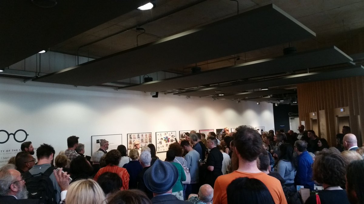 MarlaAtHome's tweet photo. Packed to the rafters @HOME_mcr @rhamilton54 #societyofspectacles https://t.co/d0Ku4XGXBS