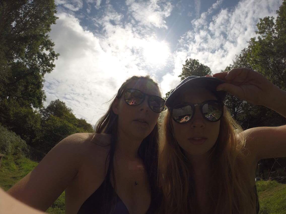 Em_Cartwright2's tweet photo. A snippet of a confused emily and lucy vs go pro @lucyconnelly https://t.co/HqDKUT2p6Y
