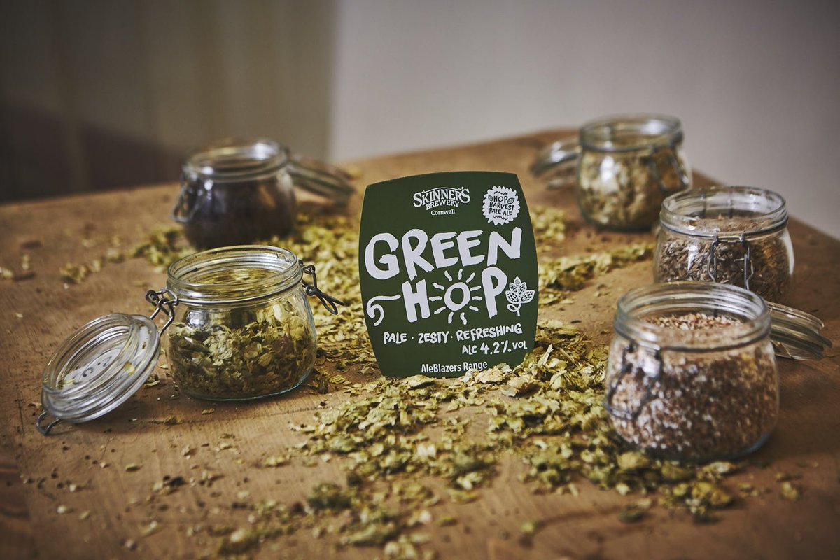 Green Hop - the freshest seasonal ale which takes hop from bine to brew in 24 hours. Watch this space... #Aleblazer ow.ly/FpWI30eQrwa