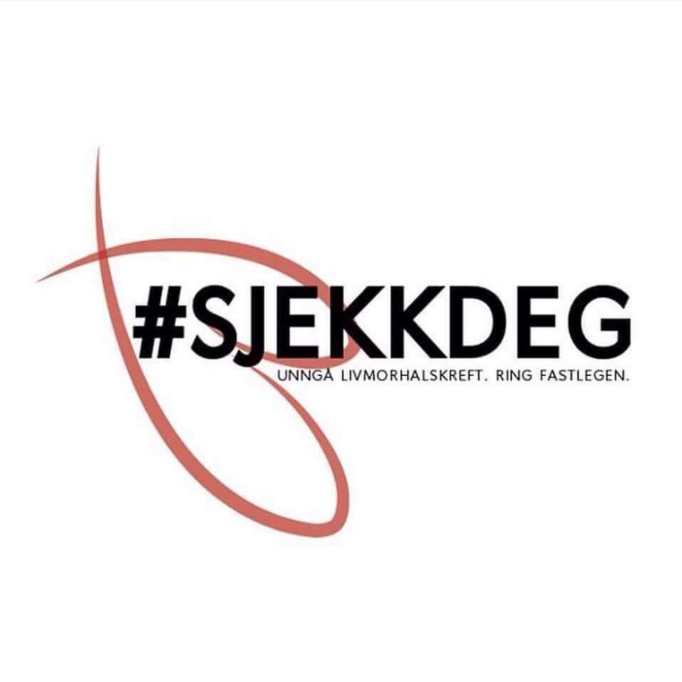 Livmorhalskreft kan forebygges. Kontakt legen din og #sjekkdeg.