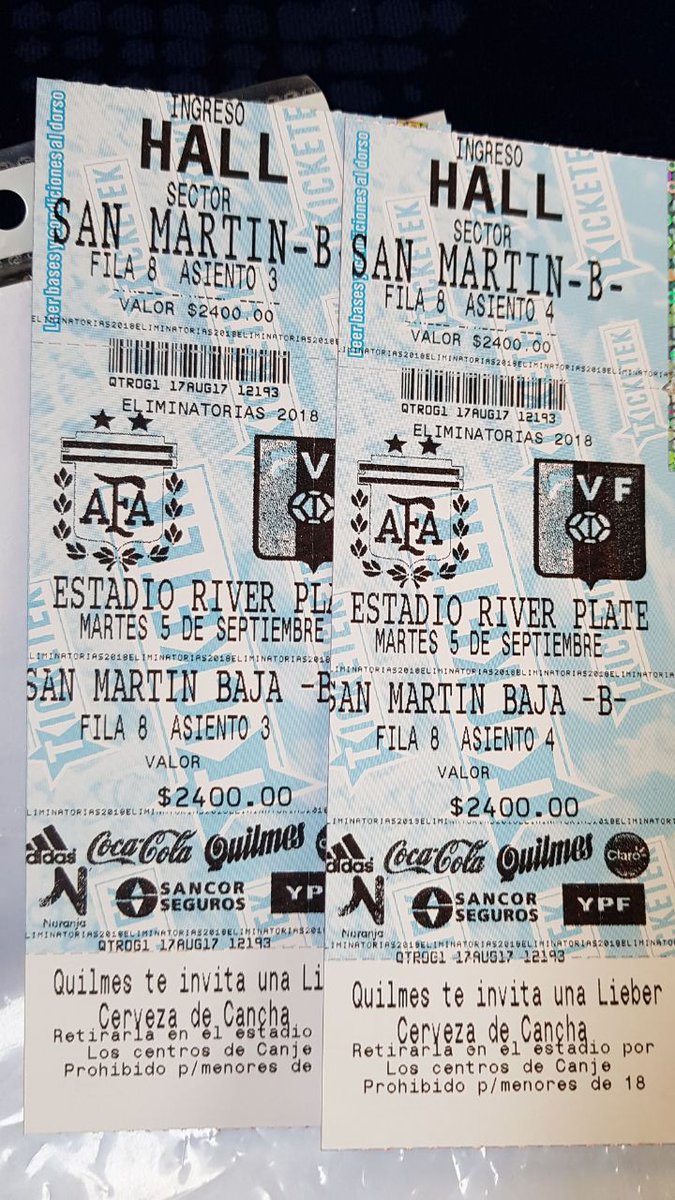 PF2026Ok's tweet photo. ¿Querés ir a ver #Argentina-#Venezuela? Te regalamos dos plateas!
Seguí nuestra cuenta y hace RT para participar. https://t.co/Mn9M5OTu60