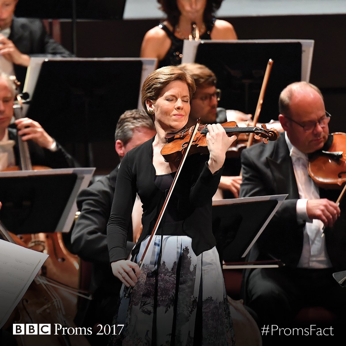 bbcproms's tweet photo. The multi-awarding-winning violinist Isabelle Faust makes her second 2017 #BBCProms appearance today #PromsFact https://t.co/WPcWM6gDlP
