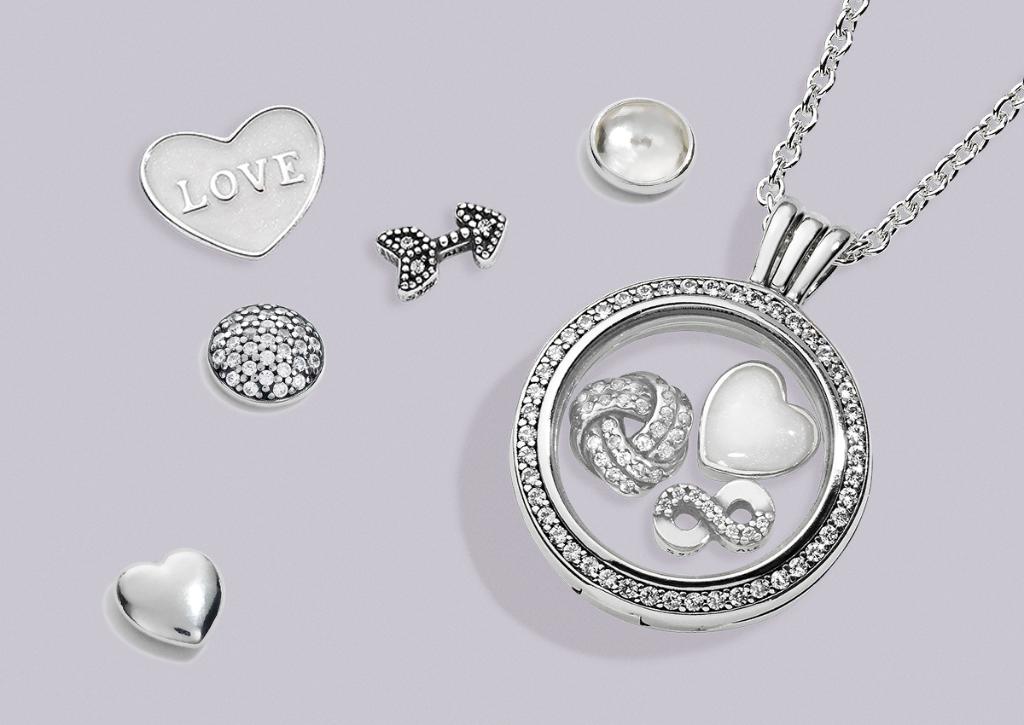 Silver Rare Pandora Heart Locket Necklace Approx 90cm Chain Necklace 1G |  054100386995 | Cash Converters
