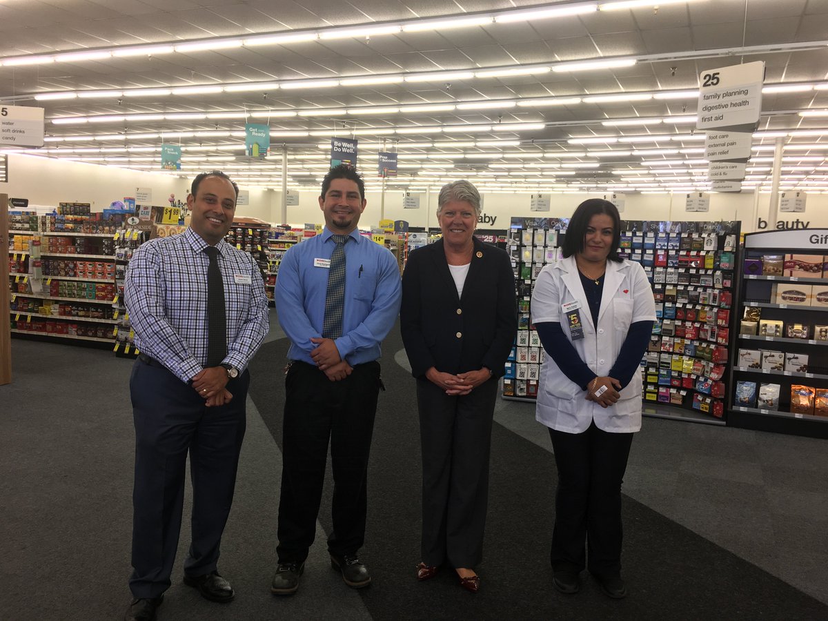 CVSHealth's tweet photo. Thank you Rep @JuliaBrownley26 for visiting our @CVSPharmacy store in #Camarillo! It was a pleasure to host you! https://t.co/jf27Lc1Ari