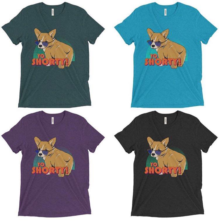 ICYMI: Check out these adorable tees from Atomic Dog Apparel! 50% of proceeds from corgi items will benefit QBSDR!! 
bit.ly/2ictXiK