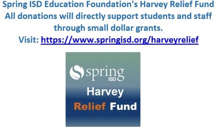 EsquivelMHS's tweet photo. We need your help!! Please help!! Whatever God puts in your heart will help our students and staff! #SpringISDStrong https://t.co/2h5IGOkxV7