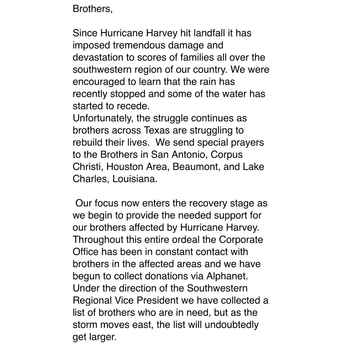 AlphaSouthwest's tweet photo. Become a helping hand in this time of struggle &amp; recovery! Donate today Brothers via AlphaNet | #APhiA #AlphaSouthwest #MovingSWRForward 🤙🏾 https://t.co/AC9nfd8eL9