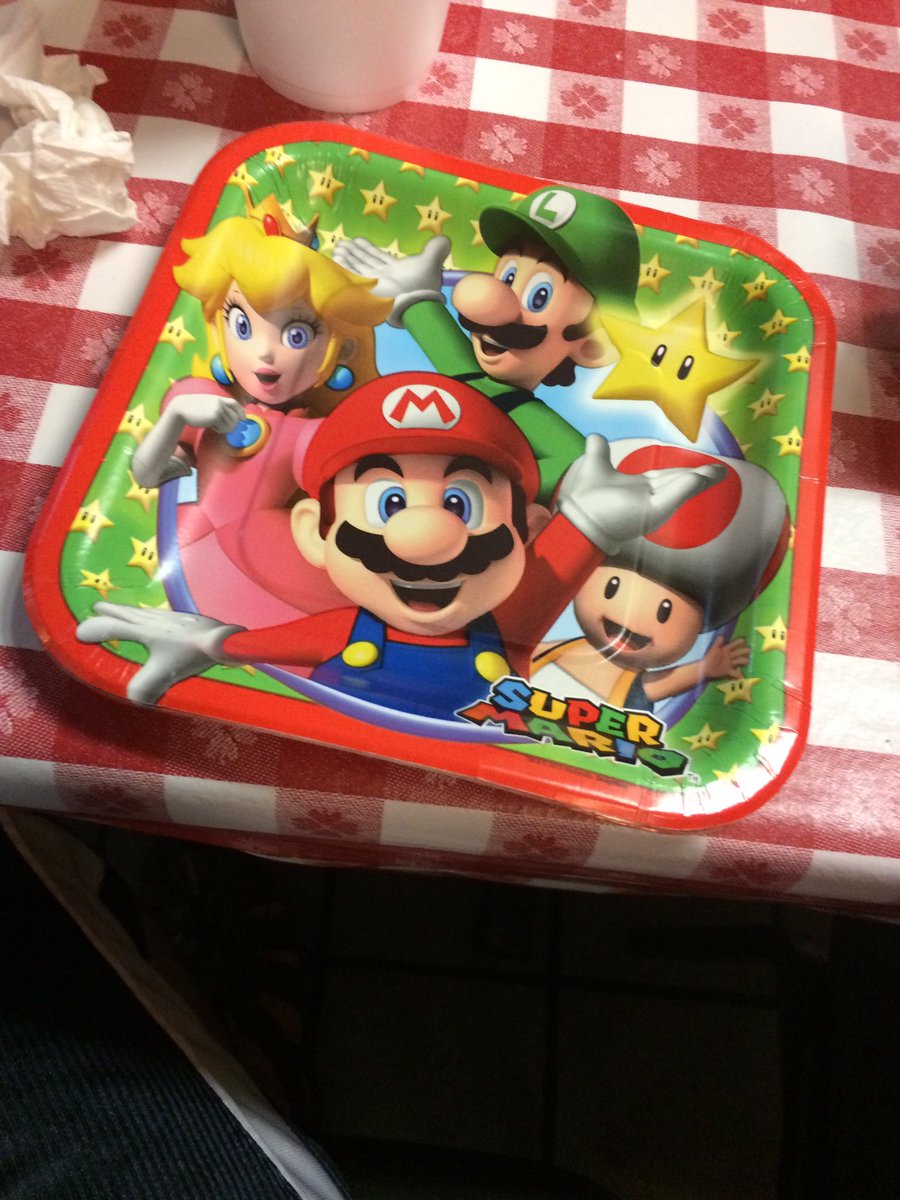 chrisporter2's tweet photo. What if I told you both the congratulatory CPA cake and the super Mario plates were for my birthday party. #juxtaposition #wheresyoshi https://t.co/Ai1CfUn7vX