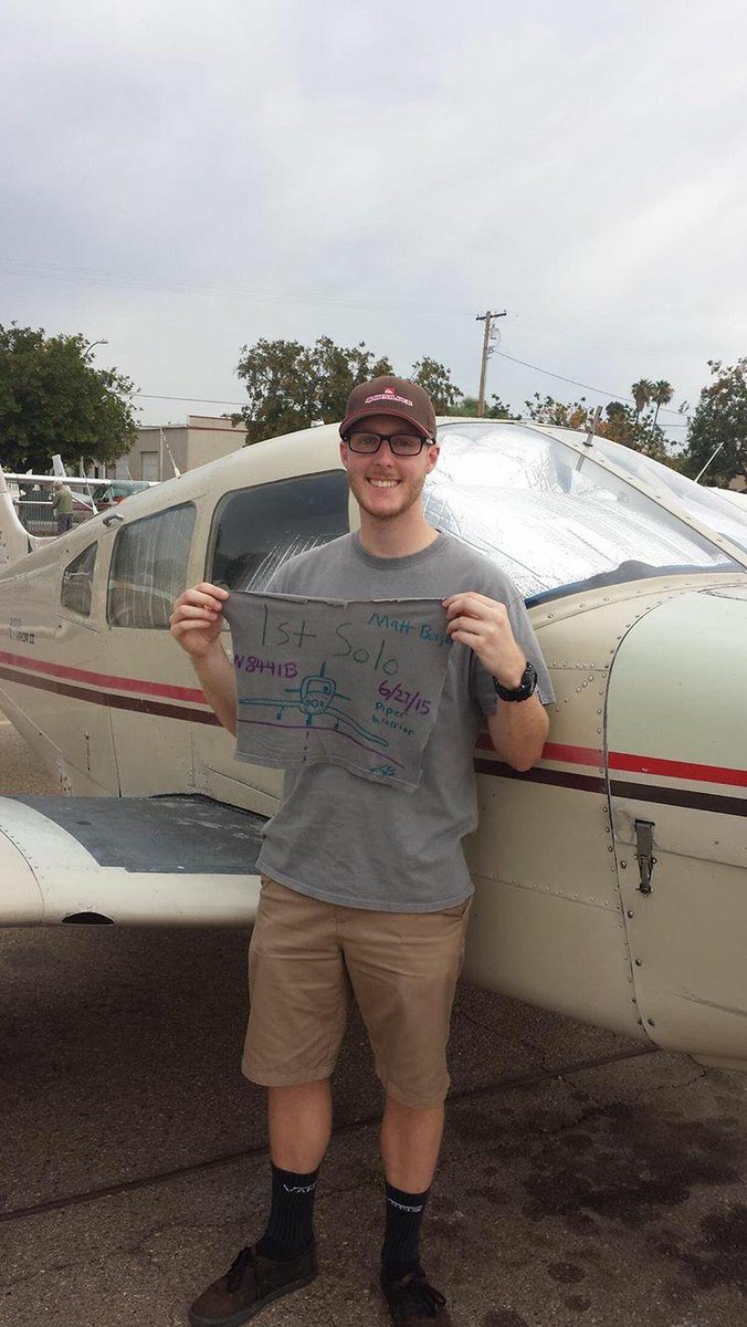 Announcing a new promo for student pilots!  Send us a picture of your first solo and we will replace your cut shirt with one of our own!