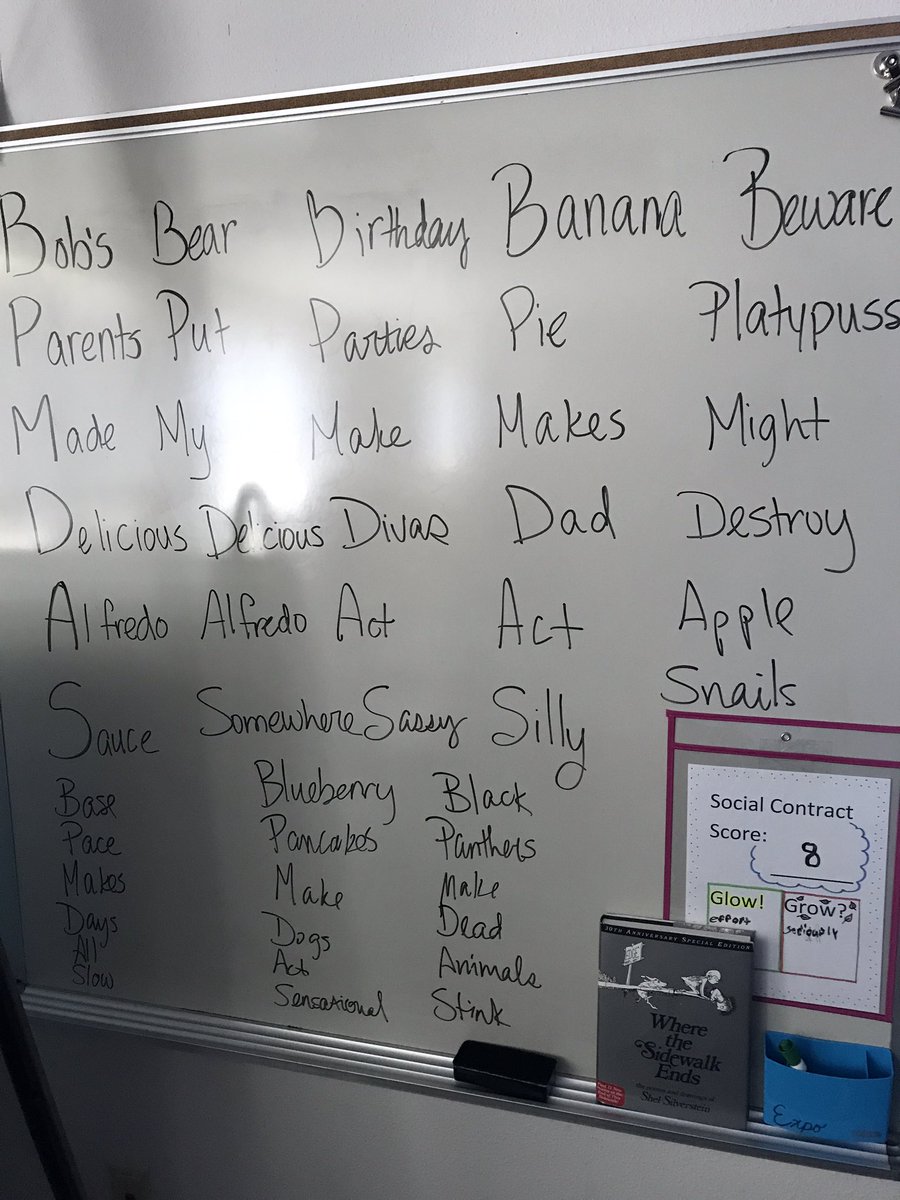 Students came up with their own ways to remember the Order of Operations