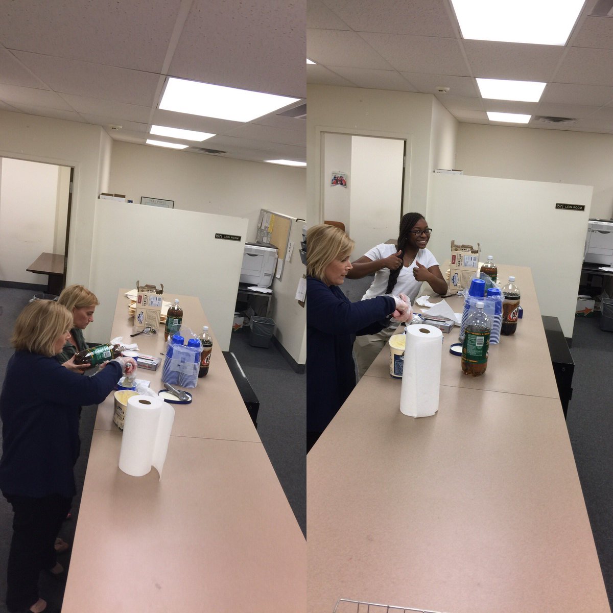dudusm_MDOC's tweet photo. Agt. M Rice with end of summer floats for clerical staff:  #tremontitreats #weRmetro https://t.co/hmCS97yxpp