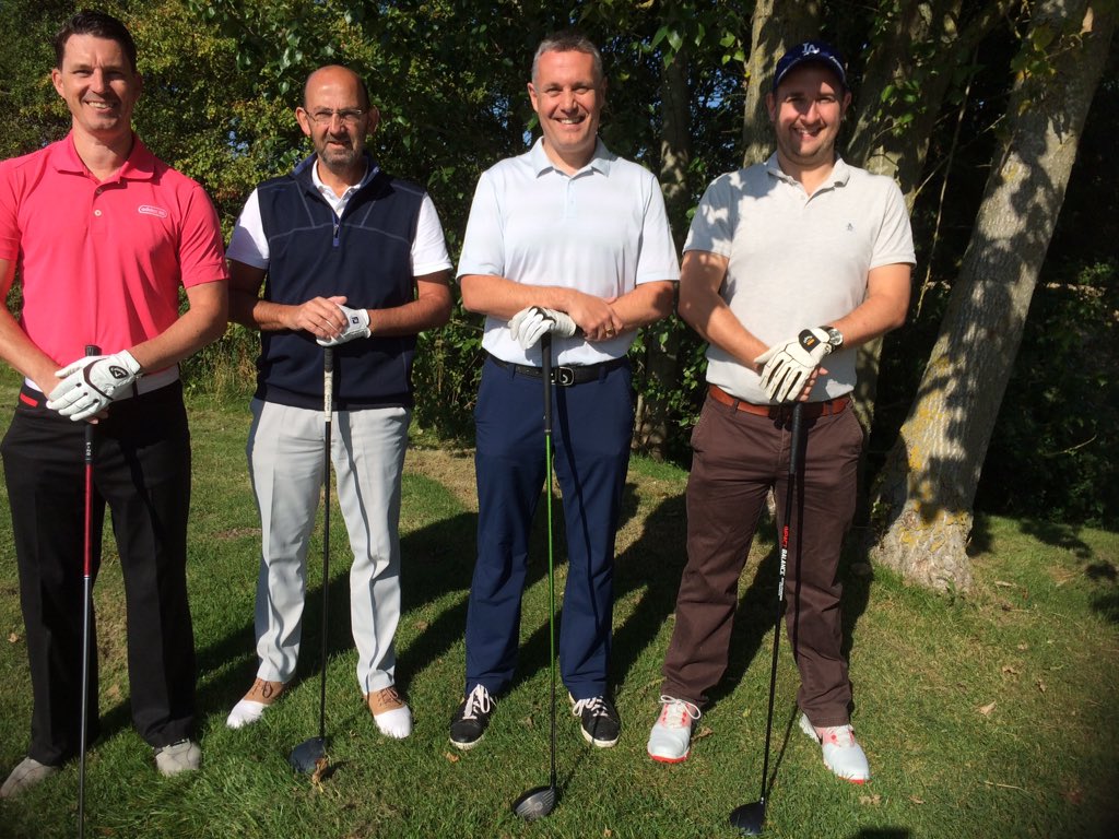 Charity Golf with @SikaSarnafilUK <a href="/FFRLimited/">Fenland Flat Roofing</a>