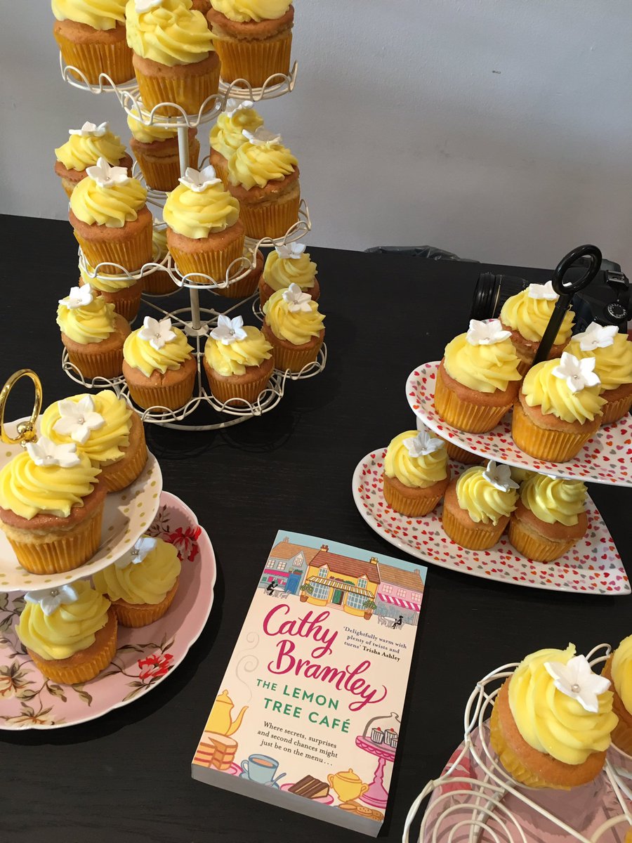 JuliaTeece's tweet photo. A lemony feast at @CathyBramley's #LemonTreeCafe launch @WaterstonesNG! Must resist temptation to eat them all.... https://t.co/K5pT5kcB0E