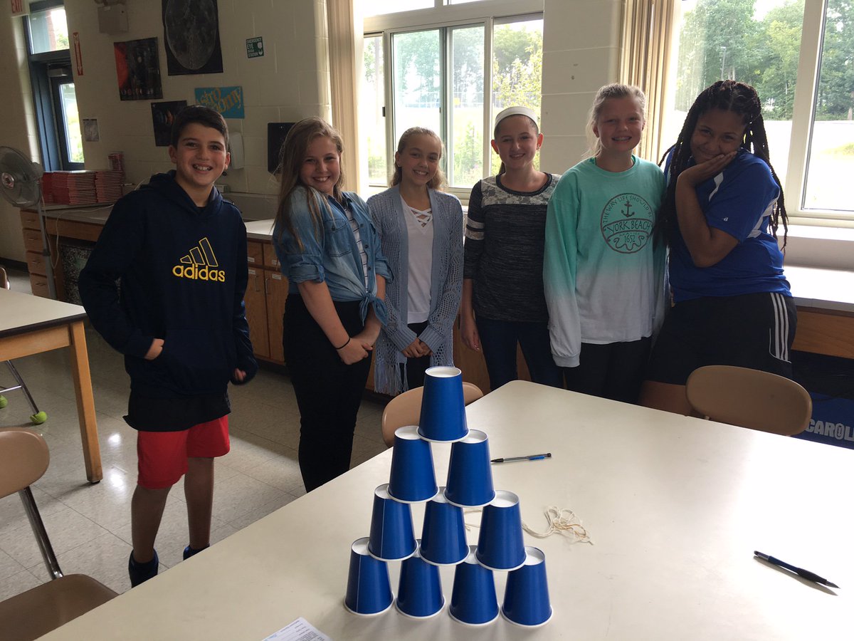 lms_cyclones's tweet photo. Team building is off to a great start! Working through challenges by collaborating and trusting one another. #GETCYCd https://t.co/7Q2GystJB1