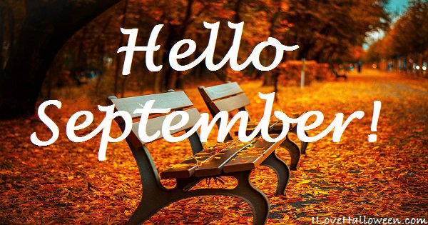 LoveOctober31's tweet photo. Hello, September! We've been waiting for you! #September #HelloSeptember #Halloween #ILoveHalloween #HalloweenSpirit #FallSpirit https://t.co/AZekG7cIyD
