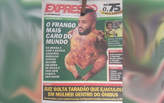 ColunadoFla's tweet photo. Jornal chama Muralha de “frango mais caro do mundo” - https://t.co/uiw3DGYdDN https://t.co/53MQubrCXP