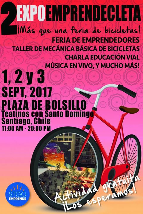 bicicultura's tweet photo. Atención ciclista, compra accesorios e indumentaria bajo costo, practica comunidad! #ExpoEmprendecleta 1 a 3 de sept https://t.co/FLI7tW3OC0 https://t.co/N8NtMIE34a