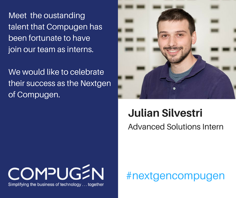 CompugenInc's tweet photo. Meet Julian, our advanced solutions intern! #nextgencompugen
https://t.co/qbJ6SwWPxa https://t.co/FX5NTDySla