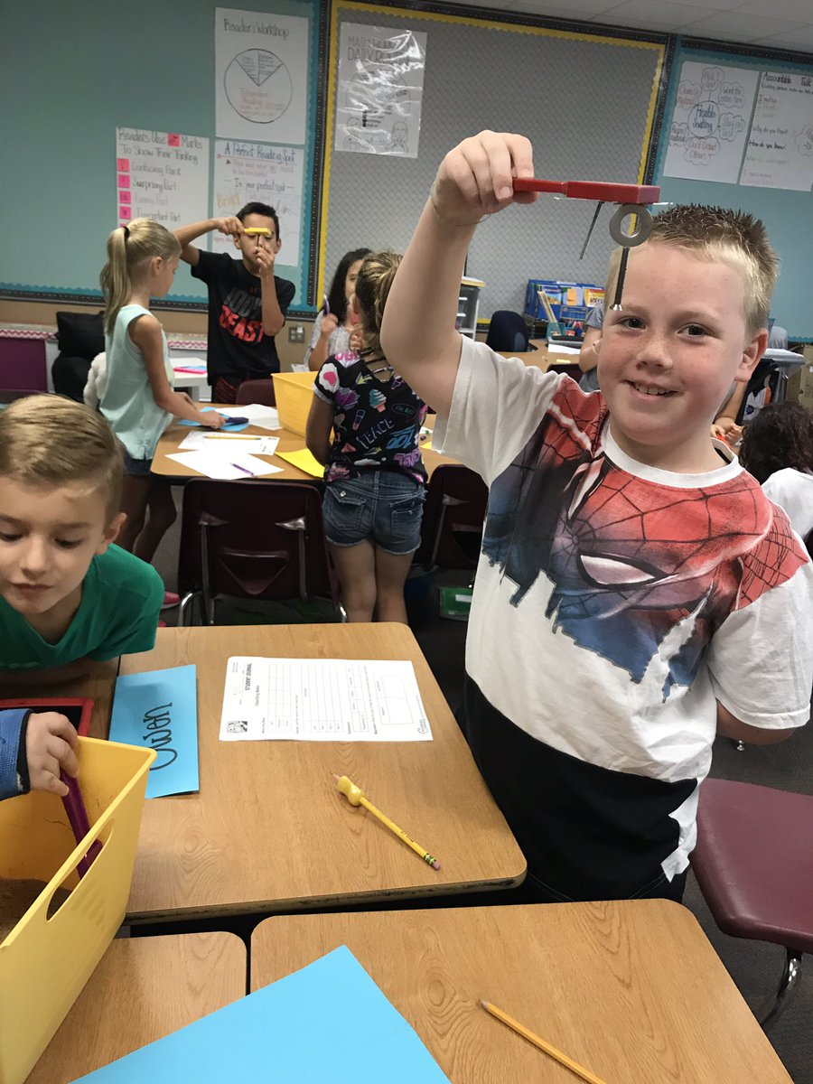 3rdGradeMurphy's tweet photo. Can you find all of the magnetic objects? @BakerElem #bakerlearns #thirdgrade https://t.co/yoz2jfotmx