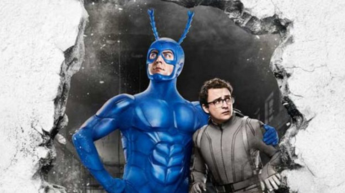 MrMattYoung's tweet photo. Loved #TheTick completely brilliant. @serafinowicz is genius, @GriffLightning is perfect. More Please! @TheTickTV #SecretFace @AmazonVideo https://t.co/ORrbMuJk6W