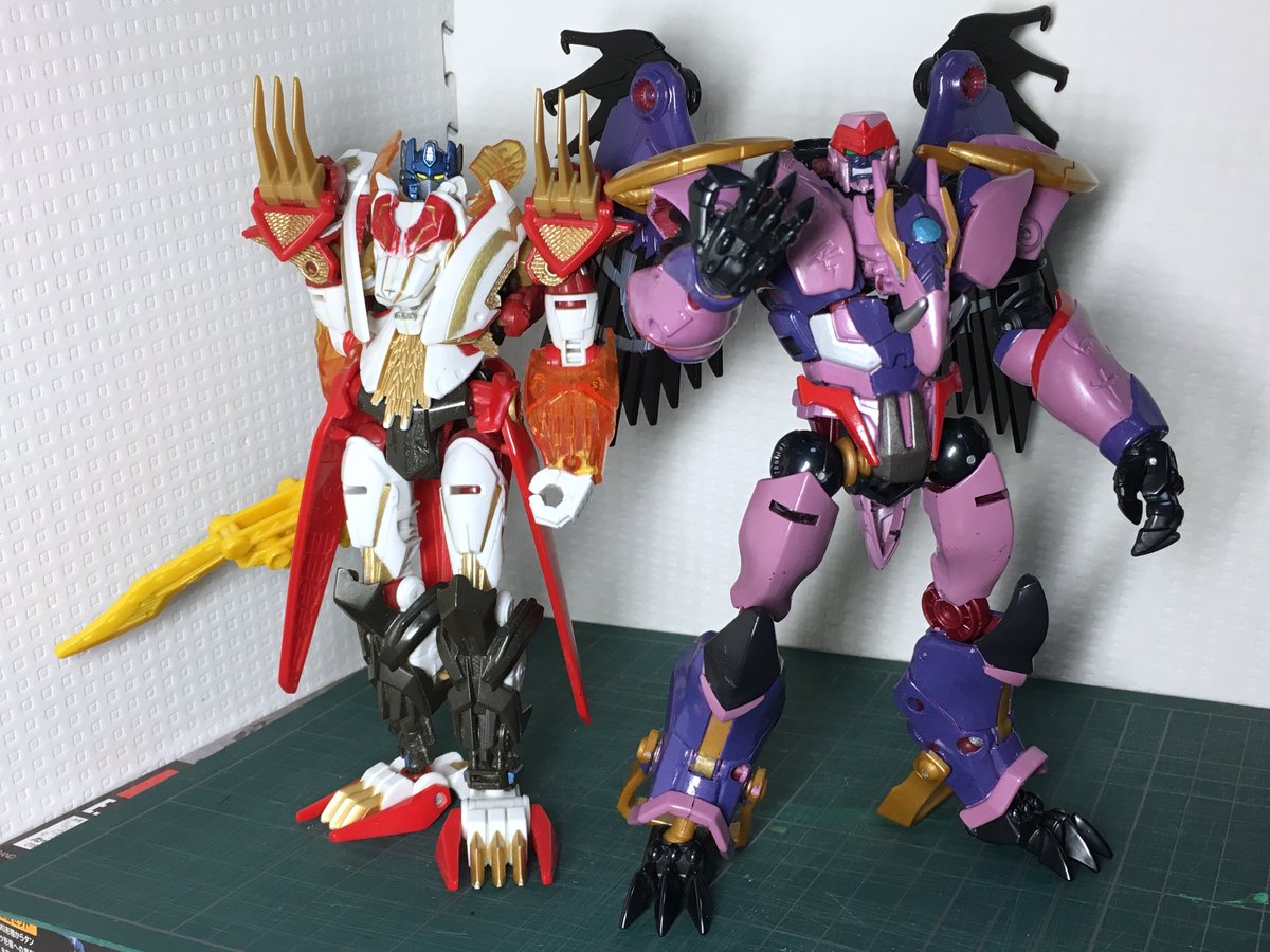 正確には再投稿。改造作のガルバトロンの全体。敢えて顔以外はブドーラ 