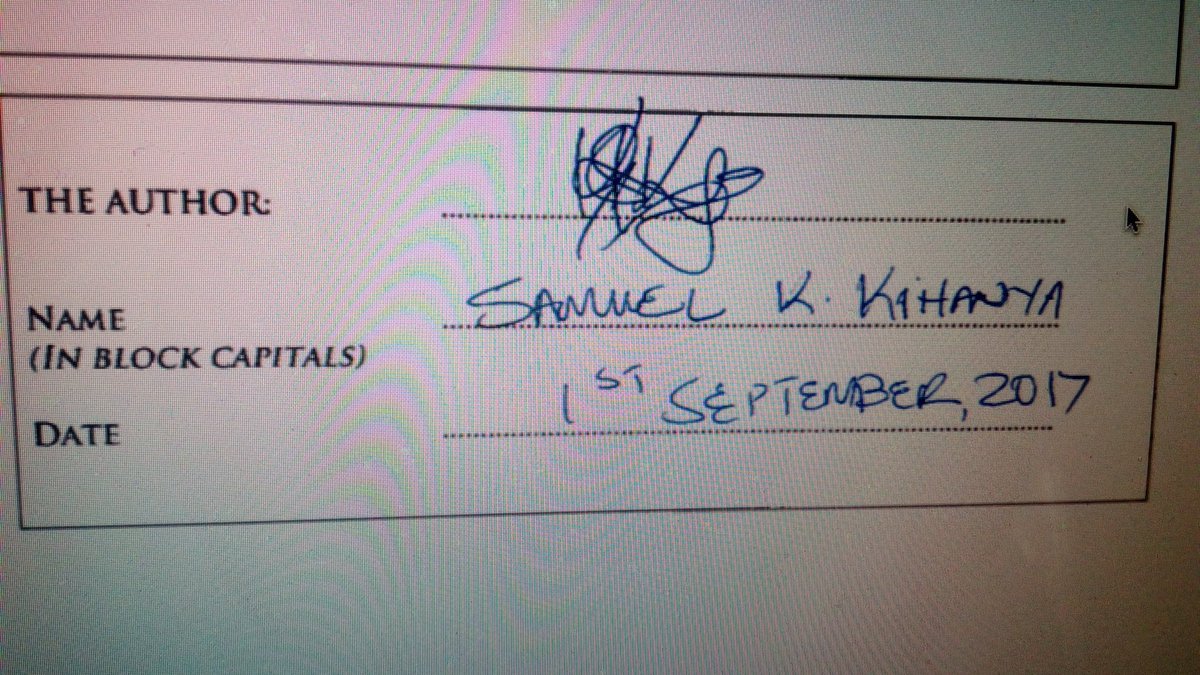 TheSamKihanya's tweet photo. #Prosper17. 1st September, 2017. A momentous day indeed. You may now call me an....#GoodLord! https://t.co/ZHiuGTEOc4