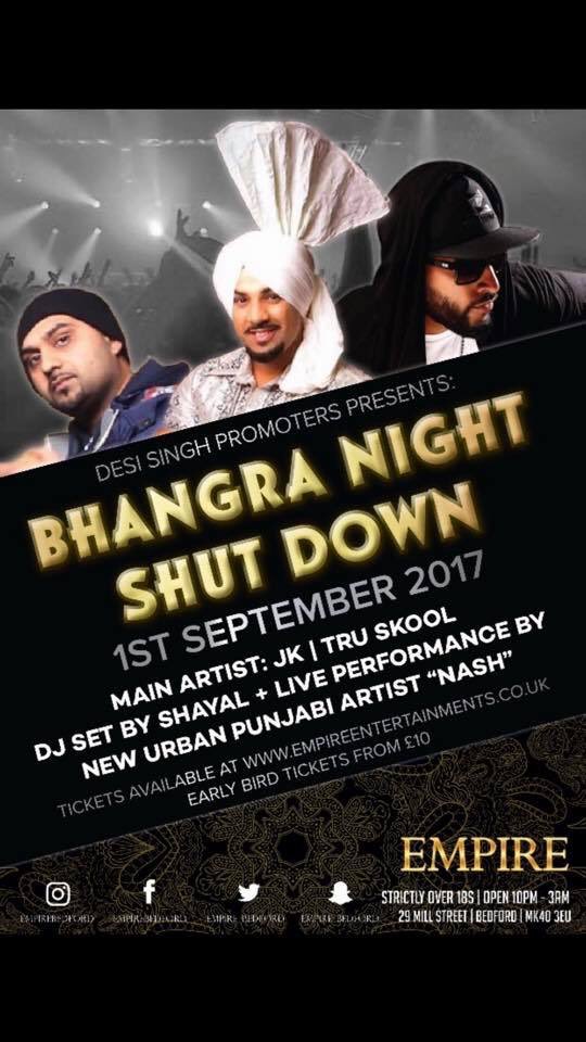 Bhangra night tonight! Doors are open at 10pm. Tickets are still available online🤙🏼
empireentertainments.com/34720 🔥🎉