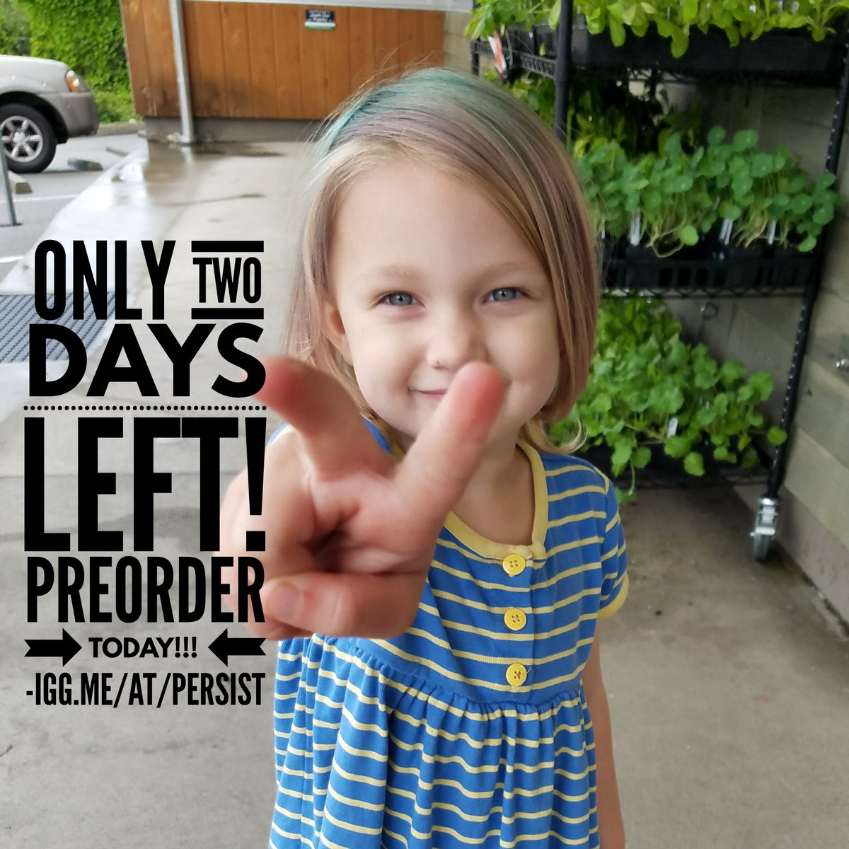 Just two days left to pre-order your copy and help us fund the album. We promise it'll be worth it. Igg.me/at/persist