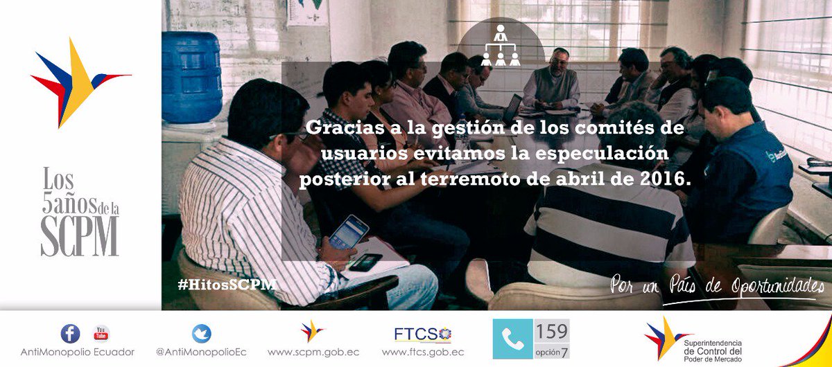 Competencia_Ec's tweet photo. ¡La #SCPM promueve la participación ciudadana! #HitosSCPM #5AñosSCPM #VigilanciaCiudadana #CiudadaníaActiva https://t.co/tRoZNNLf4w